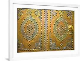 Traditional Moroccan Decorative Door, Tangier, Morocco, North Africa, Africa-Neil Farrin-Framed Photographic Print