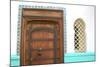Traditional Moroccan Decorative Wooden Door, Tangier, Morocco, North Africa, Africa-Neil Farrin-Mounted Photographic Print