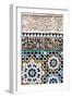 Traditional Moroccan Zallij Tile Work in the Ben Youssef Medersa-Martin Child-Framed Photographic Print