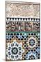 Traditional Moroccan Zallij Tile Work in the Ben Youssef Medersa-Martin Child-Mounted Photographic Print