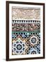 Traditional Moroccan Zallij Tile Work in the Ben Youssef Medersa-Martin Child-Framed Photographic Print