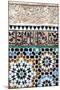 Traditional Moroccan Zallij Tile Work in the Ben Youssef Medersa-Martin Child-Mounted Photographic Print