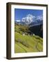 Traditional Mountain Farms Clustered in Hamlets Called Viles in Gader Valley, Alto Adige-Martin Zwick-Framed Photographic Print