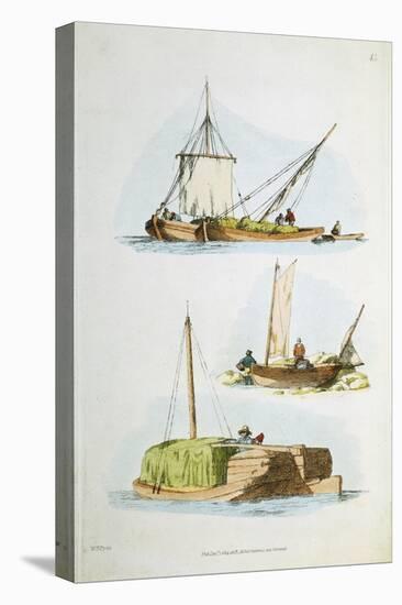 Traditional Norfolk Boats, 1814-William Henry Pyne-Stretched Canvas