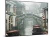 Traditional Old Riverside Houses in Shantang Water Town, Suzhou, Jiangsu Province, China-Kober Christian-Mounted Photographic Print