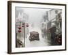 Traditional Old Riverside Houses in Shantang Water Town, Suzhou, Jiangsu Province, China-Kober Christian-Framed Photographic Print