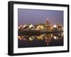 Traditional Old Riverside Houses in Shantang Water Town, Suzhou, Jiangsu Province, China-Kober Christian-Framed Photographic Print