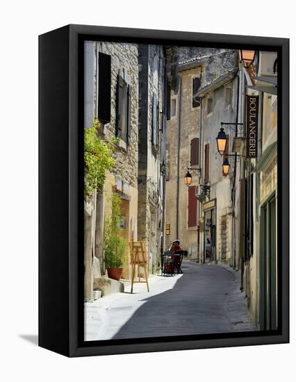 Traditional Old Stone Houses, Les Plus Beaux Villages De France, Menerbes, Provence, France, Europe-Peter Richardson-Framed Stretched Canvas