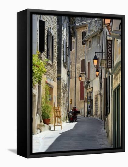 Traditional Old Stone Houses, Les Plus Beaux Villages De France, Menerbes, Provence, France, Europe-Peter Richardson-Framed Stretched Canvas