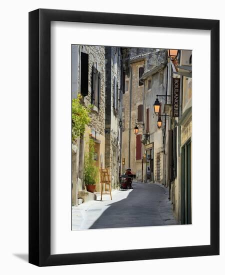 Traditional Old Stone Houses, Les Plus Beaux Villages De France, Menerbes, Provence, France, Europe-Peter Richardson-Framed Photographic Print