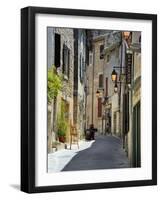 Traditional Old Stone Houses, Les Plus Beaux Villages De France, Menerbes, Provence, France, Europe-Peter Richardson-Framed Photographic Print