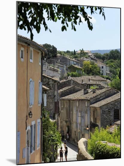 Traditional Old Stone Houses, Les Plus Beaux Villages De France, Menerbes, Provence, France, Europe-Peter Richardson-Mounted Photographic Print