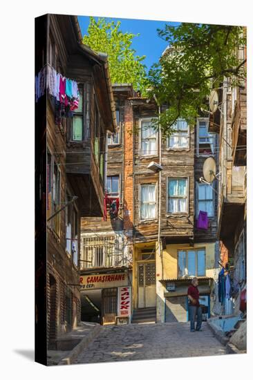 Traditional Ottoman Timber Houses in Fatih District, Istanbul, Turkey-Stefano Politi Markovina-Stretched Canvas