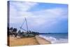 Traditional Outrigger Fishing Boat (Oruva), Negombo Beach, Negombo, Sri Lanka, Asia-Matthew Williams-Ellis-Stretched Canvas