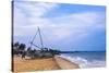 Traditional Outrigger Fishing Boat (Oruva), Negombo Beach, Negombo, Sri Lanka, Asia-Matthew Williams-Ellis-Stretched Canvas