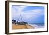 Traditional Outrigger Fishing Boat (Oruva), Negombo Beach, Negombo, Sri Lanka, Asia-Matthew Williams-Ellis-Framed Photographic Print