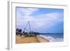 Traditional Outrigger Fishing Boat (Oruva), Negombo Beach, Negombo, Sri Lanka, Asia-Matthew Williams-Ellis-Framed Photographic Print