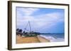 Traditional Outrigger Fishing Boat (Oruva), Negombo Beach, Negombo, Sri Lanka, Asia-Matthew Williams-Ellis-Framed Photographic Print