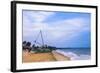 Traditional Outrigger Fishing Boat (Oruva), Negombo Beach, Negombo, Sri Lanka, Asia-Matthew Williams-Ellis-Framed Photographic Print