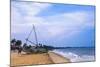 Traditional Outrigger Fishing Boat (Oruva), Negombo Beach, Negombo, Sri Lanka, Asia-Matthew Williams-Ellis-Mounted Photographic Print