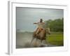 Traditional Pantanal Cowboys, Peao Pantaneiro, in Wetlands, Mato Grosso Do Sur Region, Brazil-Mark Hannaford-Framed Photographic Print