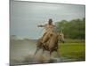 Traditional Pantanal Cowboys, Peao Pantaneiro, in Wetlands, Mato Grosso Do Sur Region, Brazil-Mark Hannaford-Mounted Photographic Print