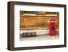 Traditional Phone Box London-null-Framed Art Print