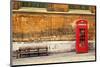 Traditional Phone Box London-null-Mounted Art Print