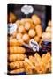 Traditional Polish Smoked Cheese Oscypek on Outdoor Market in Krakow, Poland.-Curioso Travel Photography-Stretched Canvas