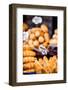 Traditional Polish Smoked Cheese Oscypek on Outdoor Market in Krakow, Poland.-Curioso Travel Photography-Framed Photographic Print