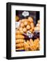 Traditional Polish Smoked Cheese Oscypek on Outdoor Market in Krakow, Poland.-Curioso Travel Photography-Framed Photographic Print