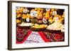 Traditional Polish Smoked Cheese Oscypek on Outdoor Market in Krakow, Poland.-Curioso Travel Photography-Framed Photographic Print