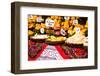 Traditional Polish Smoked Cheese Oscypek on Outdoor Market in Krakow, Poland.-Curioso Travel Photography-Framed Photographic Print