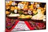 Traditional Polish Smoked Cheese Oscypek on Outdoor Market in Krakow, Poland.-Curioso Travel Photography-Mounted Photographic Print