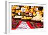 Traditional Polish Smoked Cheese Oscypek on Outdoor Market in Krakow, Poland.-Curioso Travel Photography-Framed Photographic Print