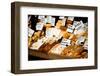 Traditional Polish Smoked Cheese Oscypek on Outdoor Market in Zakopane-Curioso Travel Photography-Framed Photographic Print