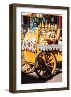 Traditional Polish Smoked Cheese Oscypek on Outdoor Market in Zakopane-Curioso Travel Photography-Framed Photographic Print