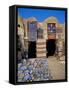 Traditional Pottery and Rug Shop, Tunisia, North Africa, Africa-Papadopoulos Sakis-Framed Stretched Canvas