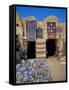 Traditional Pottery and Rug Shop, Tunisia, North Africa, Africa-Papadopoulos Sakis-Framed Stretched Canvas