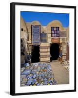 Traditional Pottery and Rug Shop, Tunisia, North Africa, Africa-Papadopoulos Sakis-Framed Photographic Print