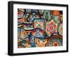 Traditional Pottery at Street Market and Souvenir Shop, San Miguel De Allende, Mexico-R M Nunes-Framed Photographic Print