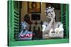 Traditional Puppets in a Window in Sao Joao Del Rei, Minas Gerais, Brazil, South America-Michael Runkel-Stretched Canvas
