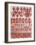 Traditional Rabari Tribal Embroidered Fabrics, Kutch, Gujarat State, India-John Henry Claude Wilson-Framed Photographic Print