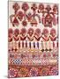 Traditional Rabari Tribal Embroidered Fabrics, Kutch, Gujarat State, India-John Henry Claude Wilson-Mounted Photographic Print