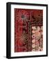 Traditional Rabari Tribal Embroidered Fabrics, Kutch, Gujarat State, India-John Henry Claude Wilson-Framed Photographic Print