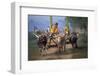 Traditional Racing With Water Buffalo Chariots, Bali, Indonesia-John Downer-Framed Photographic Print