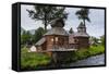 Traditional Rebuilt Houses in the Ewenen Museum in Esso, Kamchatka, Russia, Eurasia-Michael Runkel-Framed Stretched Canvas