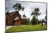 Traditional Rebuilt Houses in the Ewenen Museum in Esso, Kamchatka, Russia, Eurasia-Michael Runkel-Mounted Photographic Print