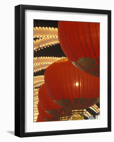 Traditional Red Lanterns, China-Keren Su-Framed Photographic Print