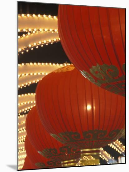 Traditional Red Lanterns, China-Keren Su-Mounted Photographic Print